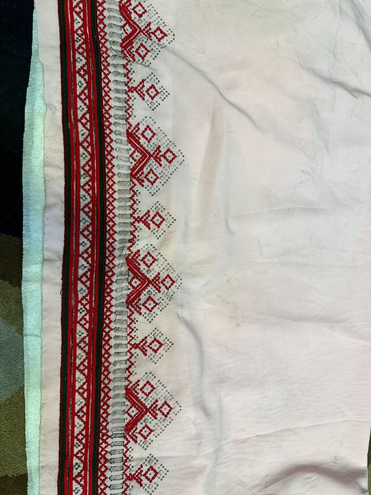 Baharakh Design Makhani Fabric Machine Embroidered Suit