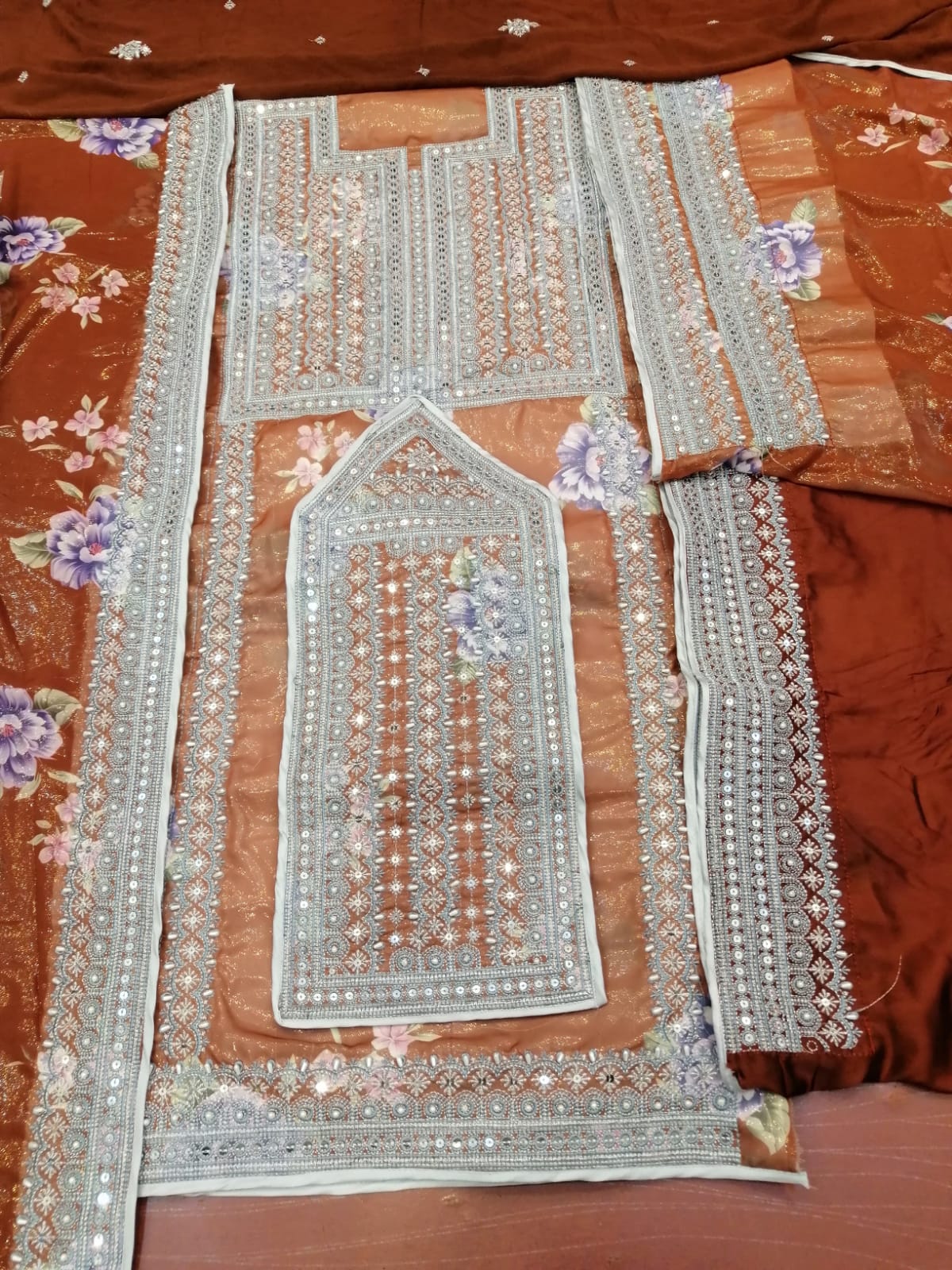 Fancy Laser Embroidered Readymade Balochi Suit | Premium Party Wear