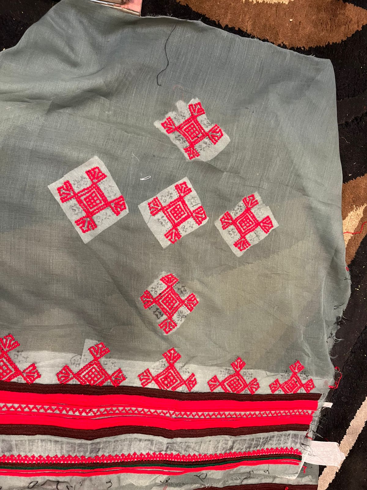 Balochi Danko Embroidered Voile – Premium Design