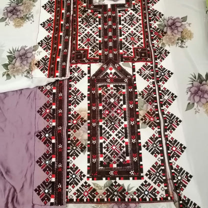 Ready-Made Embroidered Balochi Suit – Traditional Ethnic Design