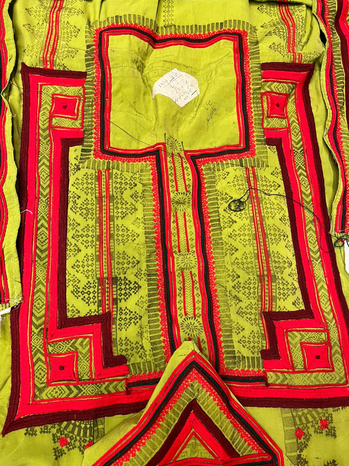 Balochi Zai Shirkhu Paliwar Embroidered Makhan Fabric