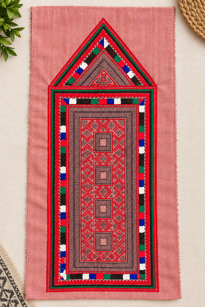 Danko Doch – Royal Pink Balochi Machine Embroidery