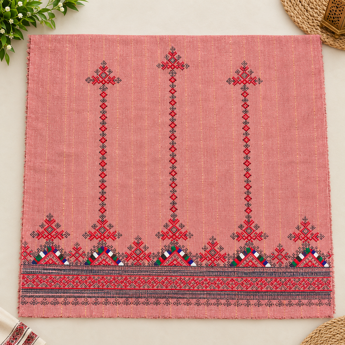 Danko Doch – Royal Pink Balochi Machine Embroidery
