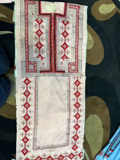 Baharakh Design Makhani Fabric Machine Embroidered Suit