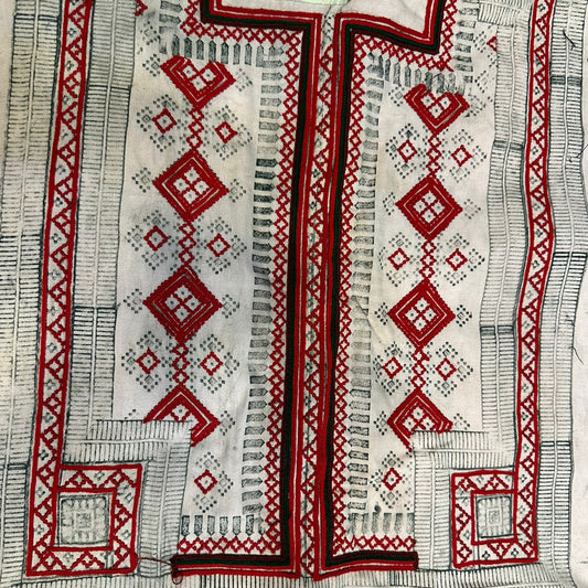 Baharakh Design Makhani Fabric Machine Embroidered Suit