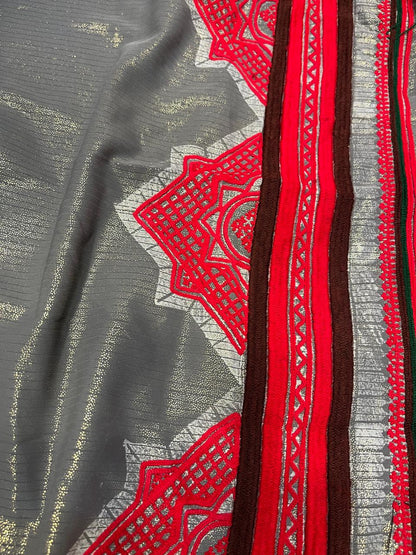 Traditional Balochi Paliwar Doch with Shirkhu Work – Premium shisha