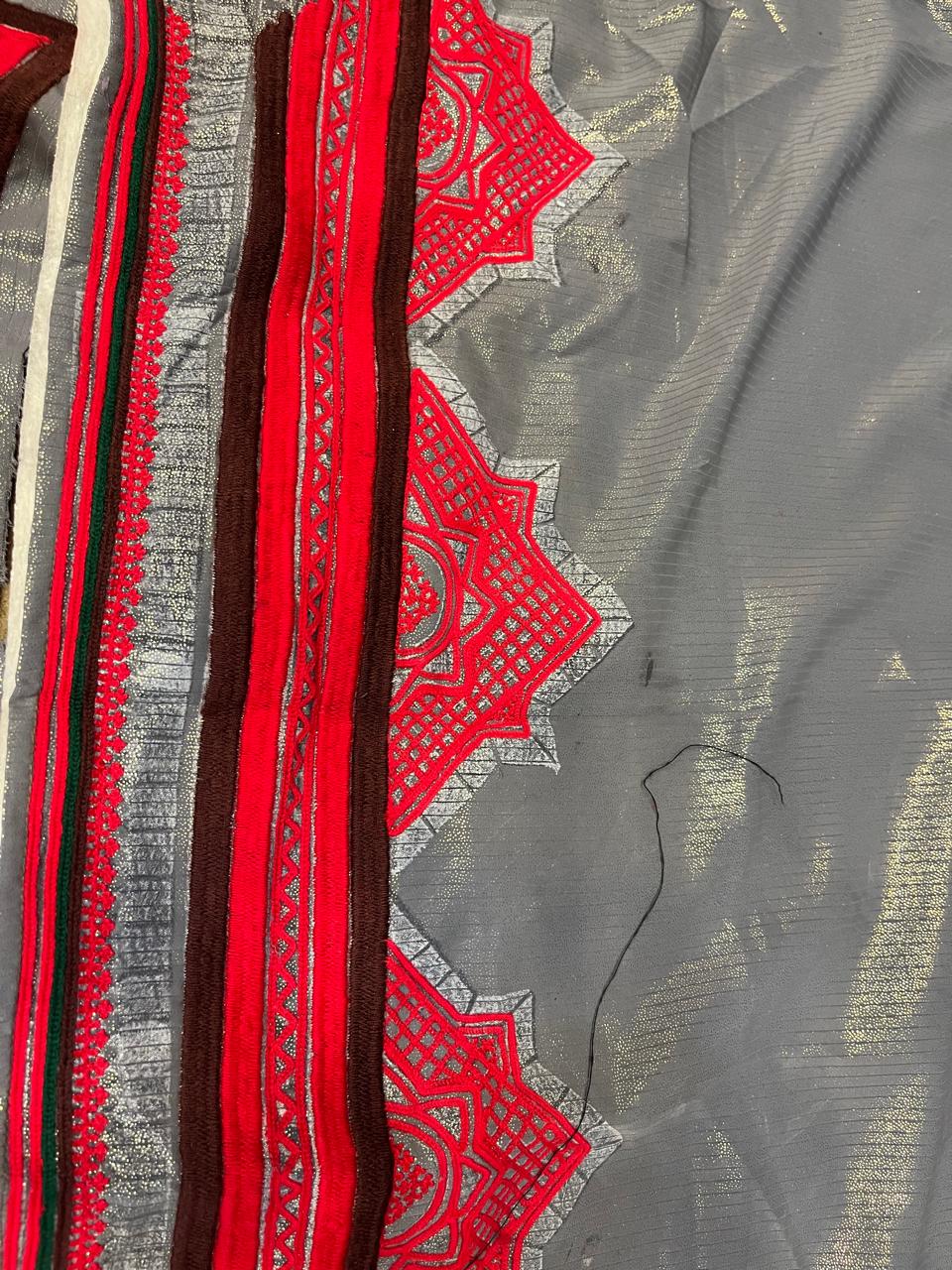 Traditional Balochi Paliwar Doch with Shirkhu Work – Premium shisha
