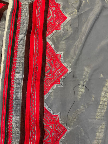 Traditional Balochi Paliwar Doch with Shirkhu Work – Premium shisha