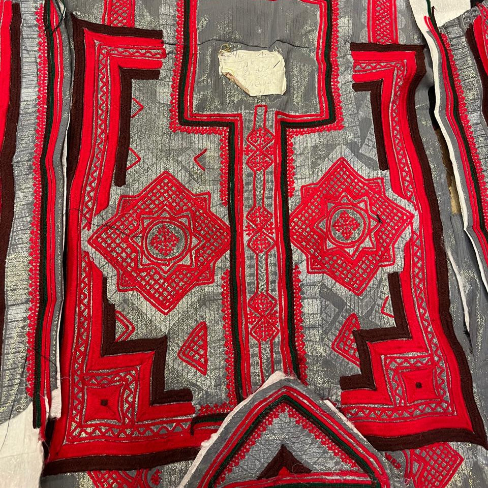 Traditional Balochi Paliwar Doch with Shirkhu Work – Premium shisha