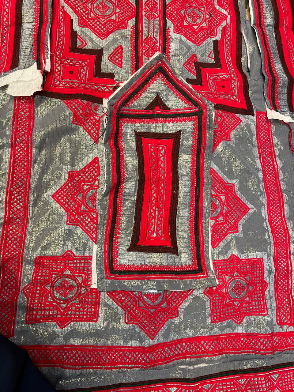 Traditional Balochi Paliwar Doch with Shirkhu Work – Premium shisha