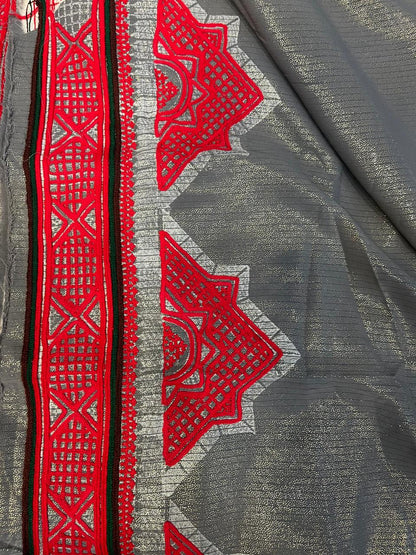 Traditional Balochi Paliwar Doch with Shirkhu Work – Premium shisha