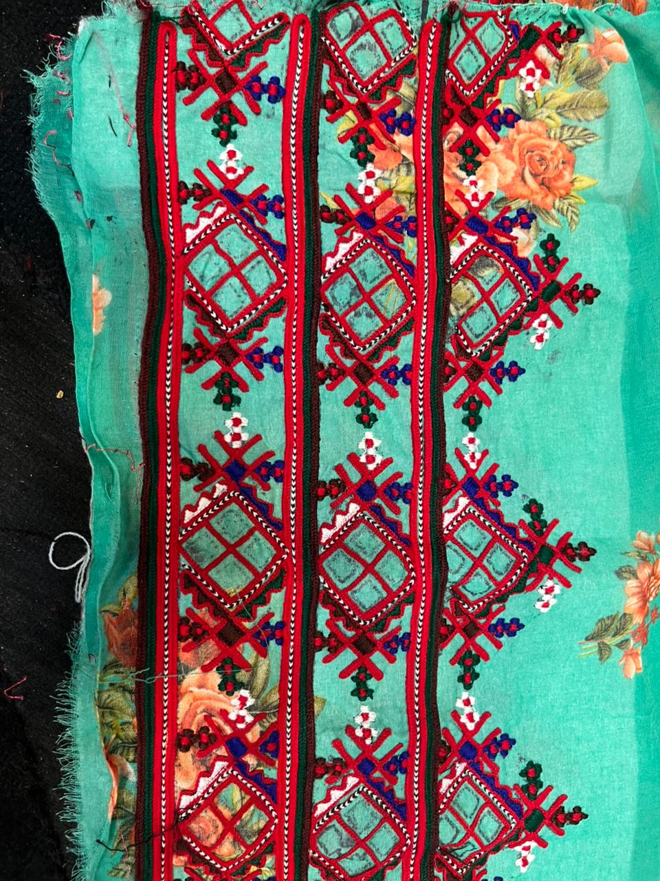 Authentic Balochi Danko Doch  – Premium Voile