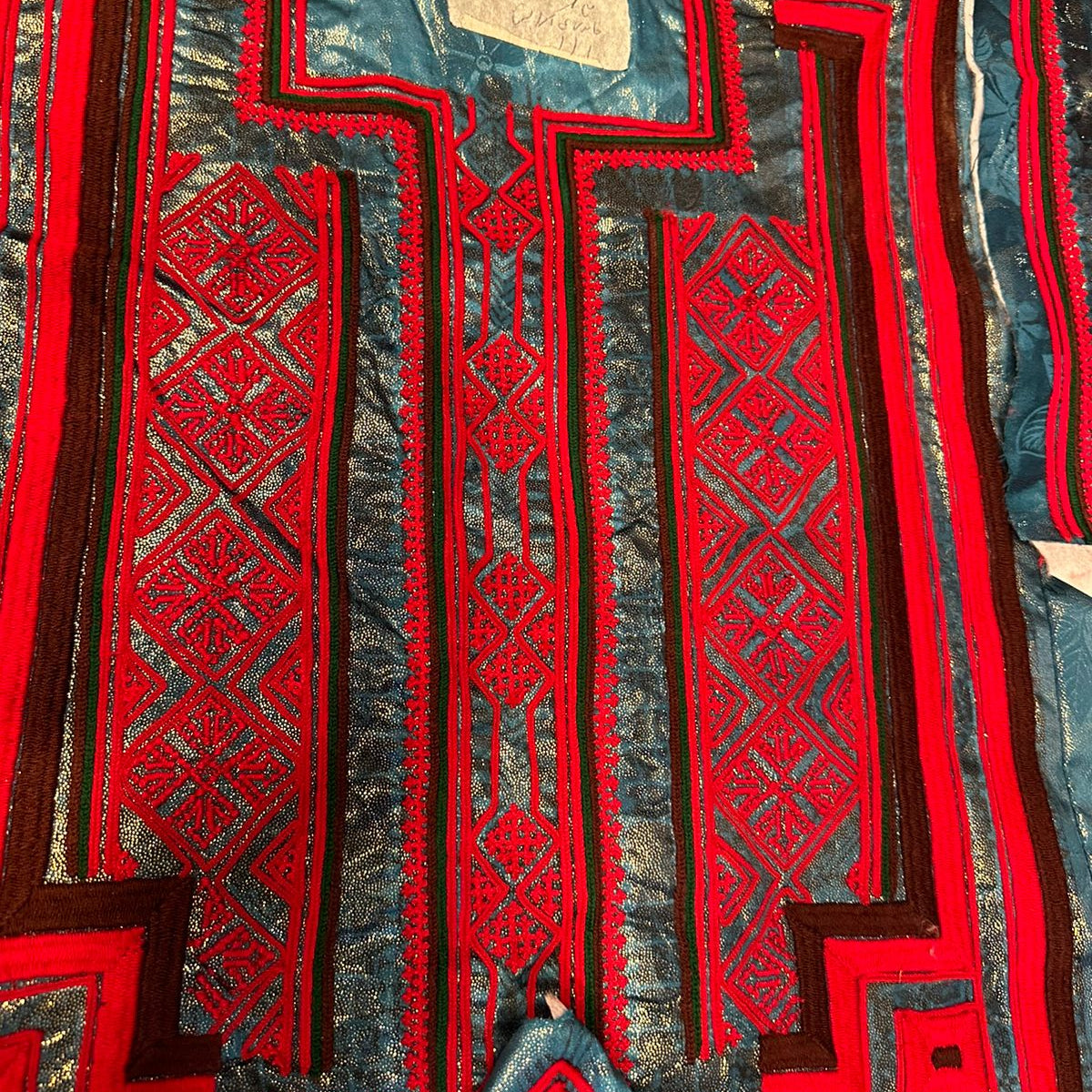 Shisha Fabric Machine Embroidered Balochi Suit