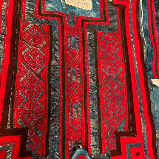 Shisha Fabric Machine Embroidered Balochi Suit