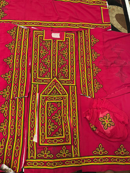 Zai Shirkhu Paliwar Doch – Premium Makhan Fabric Heavy Balochi Embroidery