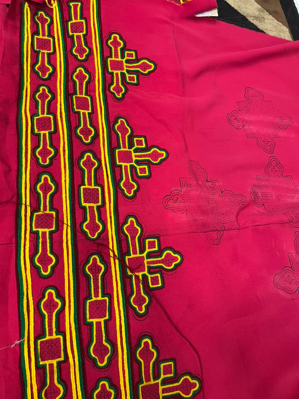 Zai Shirkhu Paliwar Doch – Premium Makhan Fabric Heavy Balochi Embroidery