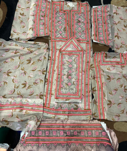 Zai Shirkhu Paliwar Design – Premium Voile Unstitched