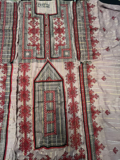 Danko Doch Balochi Embroidered Suit – Premium Makhan Fabric