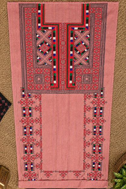 Danko Doch – Royal Pink Balochi Machine Embroidery