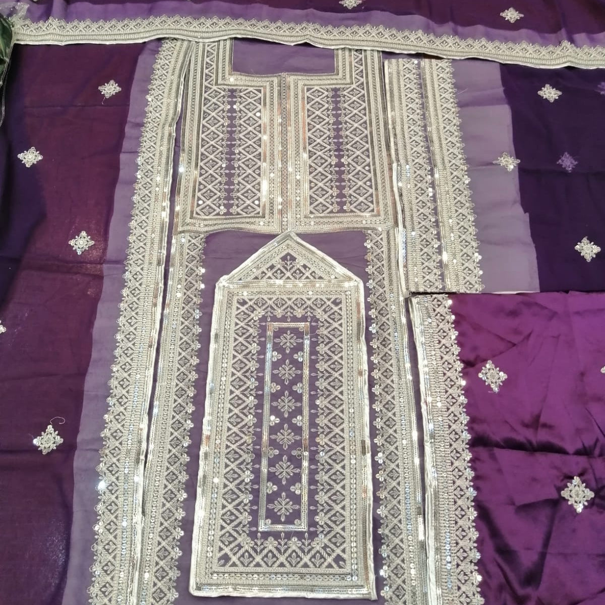 Fancy Laser Embroidered Readymade Balochi Suit | Premium Party Wear