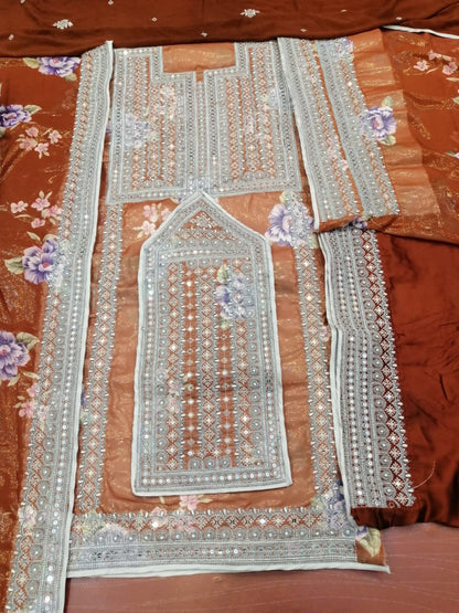 Fancy Laser Embroidered Readymade Balochi Suit | Premium Party Wear